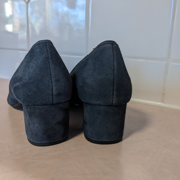 Michael Kors Block Heel Velvet Velour Pump Mary Jane - Picture 5 of 11